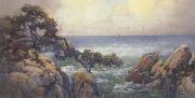 unknow artist Cypress Trees on the Monterey Coast china oil painting reproduction